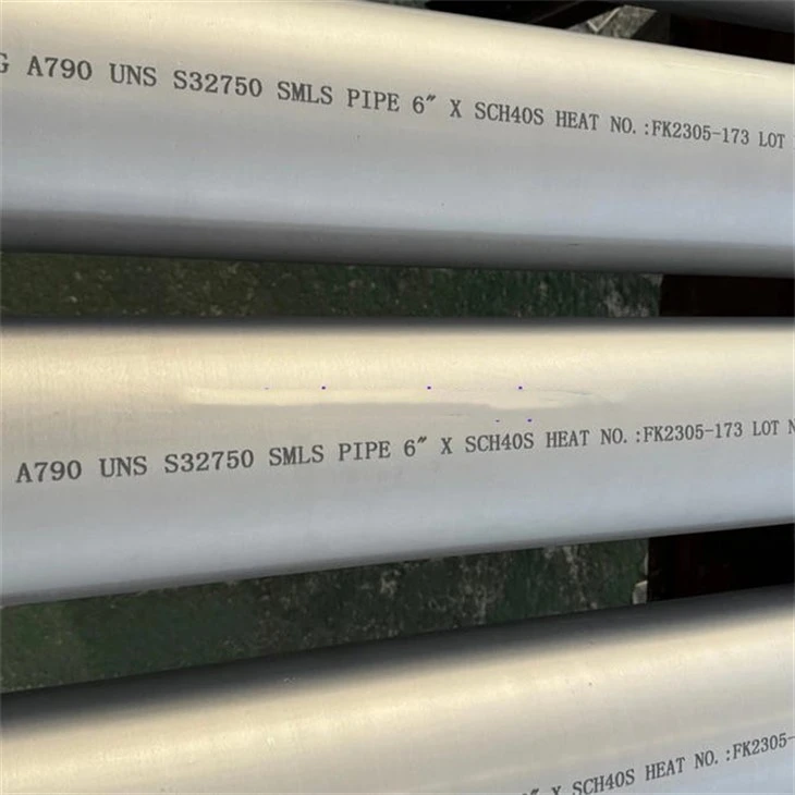 ASTM A790 UNS S32750 Super Duplex Steel Pipe For Oil And Gas