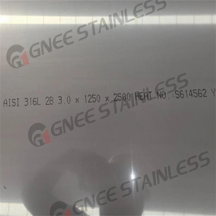 ASTM A240 SS 316L Cold Rolled Sheet